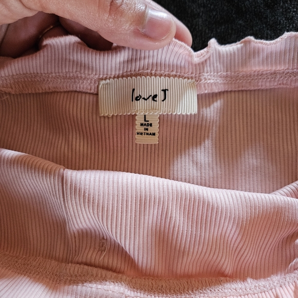 Soft pink crop top - Picture 3 of 4